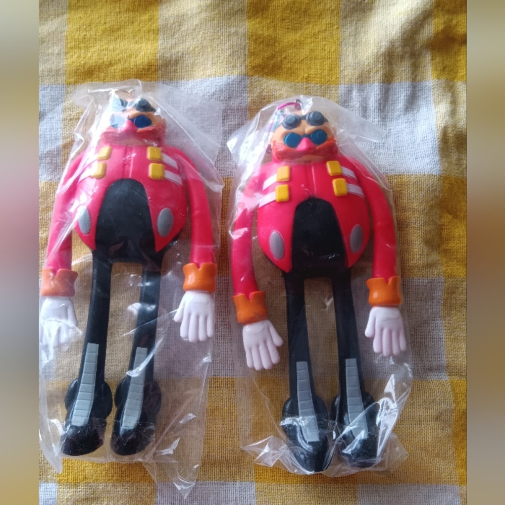Red Cartoon Robot Figure Toy for Kids - Pack of 2